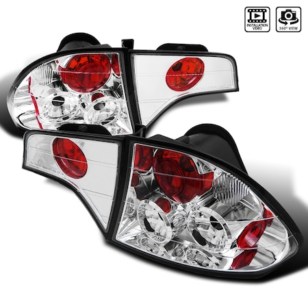 Spec-D Tuning 06-08 Honda Civic Altezza Tail Light Chrome LT-CV064-TM